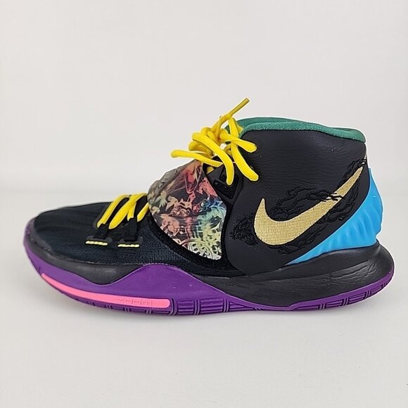 Nike Kyrie 6 Chinese New Year Basketball Shoes Black Purple Size 9